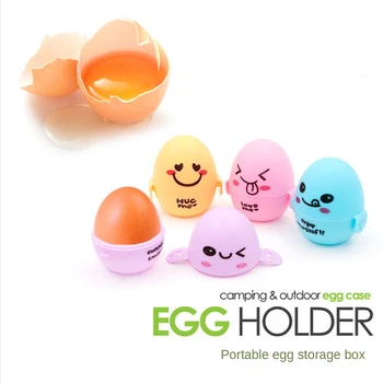 1 ADET Seyahat Açık Plastik Taşınabilir Yumurta Saklama Kutusu Konteyner Organizatör Mutfak Alet Yaratıcı Düğün Şeker Kutusu