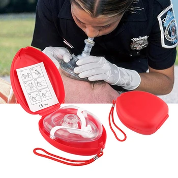 1 Adet Suni Solunum Tek Yönlü Solunum Valfi Maskesi İlk Yardım CPR Eğitim Solunum Maskesi Korumak Kurtarıcılar Maskesi Aksesuarları