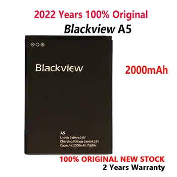 100 % Orijinal A5 2000mAh Telefon pil Blackview A5 Yüksek Kaliteli Piller Bateria Takip numarası İle