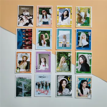 16 adet/takım KPOP LOONA Favori Albümü Fotocard LOMO Kartı Kartpostal Hayranları Koleksiyonu