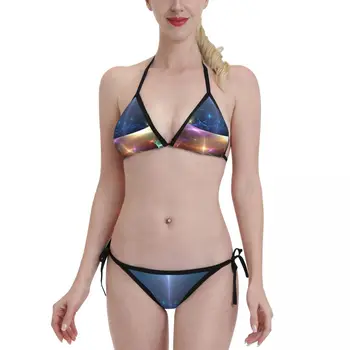 2022 Yeni Kadın Seksi Giyim Bikini setleri Mayolar Mayo Serin Bilgisayar Aksesuarları Beachwear Seti Push Up Bather mayo