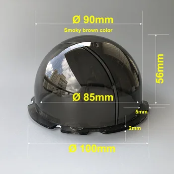 3.9 İnç Akrilik Dome kamera kılıfı Lens Kapağı CCTV Yedek Yedek Parça güvenlik kamerası Konut Wifi Otomatik İzleme IP Kamera