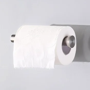 304 Paslanmaz çelik kağıt havlu tutacağı Rulo Kağıt Eşya rulo kağıt havlu tutucu Hiçbir Delik Yumruk Banyo Tuvalet Banyo Depolama Rafı