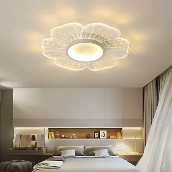 40/50/60cm Çiçek Yatak odası Lamba LED Tavan Işık Çalışma için salon Balkon Koridor Yaratıcı Ev Decra Modern Akrilik 