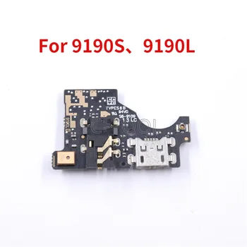 5 ADET USB şarj aleti Portu Flex Kablo 9190S、9190L NFC yuva konnektörü Mikrofon Kurulu Flex Kablo