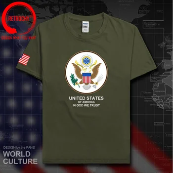 Amerika birleşik devletleri ABD t shirt erkek formaları t-shirt Amerikan Arması ulus takım erkekler toplantı hayranları sokak giyim yaz
