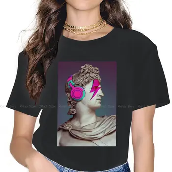 Apollo Bowie Kadınsı Elbise Roma Mitolojisi Janus Vesta Arkaik Triad Saturn Büyük Boy T-shirt Harajuku Vintage Kadın Blusas