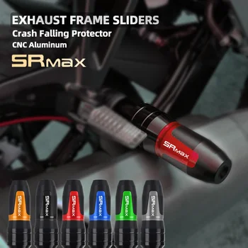 Aprilia SRMAX300 SRmax SR-MAX 300 2018 2019 Motosiklet CNC aksesuarları Egzoz Çerçeve Kaydırıcılar Crash Pedleri Düşen Koruyucu