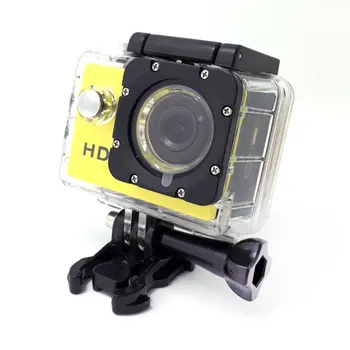 Açık Mini Spor Eylem Kamera Ultra 30M 1080P Sualtı Su Geçirmez Kask Video Kayıt Kameraları spor kamerası