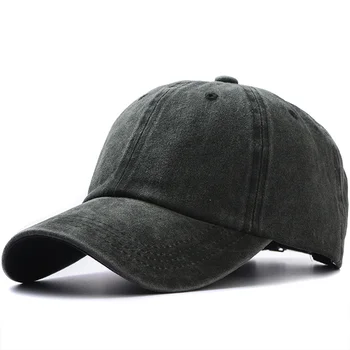 Basit Yıkanmış pamuklu beyzbol şapkası Erkekler İçin Fisher Casquette Streetwear Snapback Kadın Şapka Retro Rahat Kap 56-60CM
