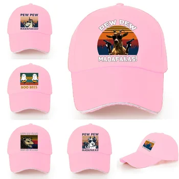 Bayanlar Seyahat Siperliği Şapka Moda Yaz pamuklu beyzbol şapkası Sonbahar Ayarlanabilir Açık Spor Unisex Pew Serisi Baskı güneş şapkası