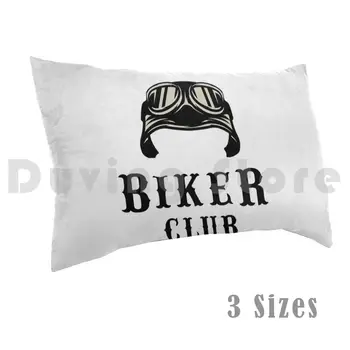 Biker Kulübü, Chopper Amerikan Klasik Komik, Motosiklet, 12 Yastık Kılıfı DIY 50x75 Uzun Kollu Uzun Kollu