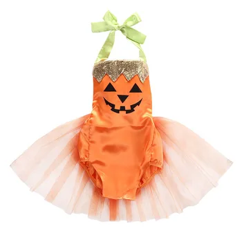 Cadılar bayramı Kostümleri Bebek Kız Giysileri Parti Kostüm Romper Ruffles Sevimli Fantezi Tutu Kolsuz Bebek Kız Elbise Kıyafet Yaz