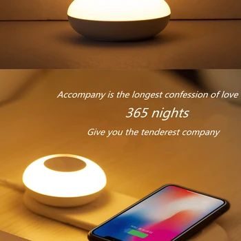 Cep telefonu kablosuz şarj LED masa lambası ayrı manyetik emme dokunmatik karartma yatak odası yaratıcı gece lambası başucu lambası