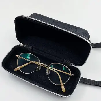 Dayanıklı çok amaçlı siyah fermuar gözlük kutusu EVA gözlük durumda Anti-darbe ofis için