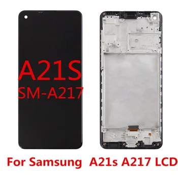 Dokunmatik Ekran Samsung A217 A21s 2020 Lcd SM-A217F SM-A217F / DS SM-A217F / DSN Ekran Samsung Galaxy A21S