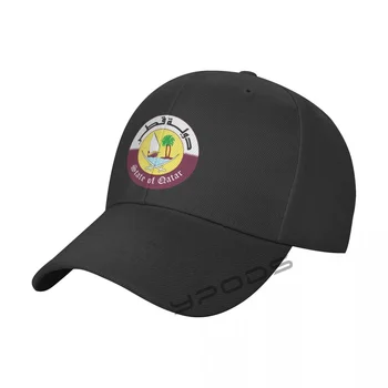 Düz Düz Renk Beyzbol Kapaklar Katar Arması Renkli Erkek Kadın siperlikli şapka Ayarlanabilir Rahat spor şapkaları