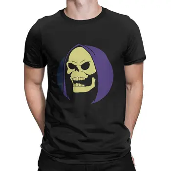 Erkek Bayan Skeletor Giysileri He-Man Ustaları Evren Pamuk Moda Kısa Kollu Crewneck Tees Yaz T-Shirt erkekler için