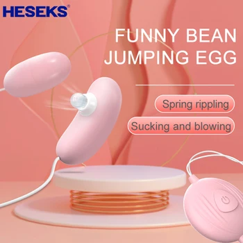 Heseks Güçlü Emme Vibratörler Yumurta Kadın 7 Titreşim Modları Seks Aracı Kadınlar için USB Şarj G-Spot Vibratörler Kadınlar için