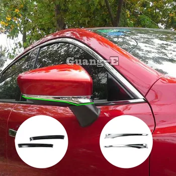 Için Mazda6 Mazda 6 Atenza 2014 2015 2016 2017 2018 2019 Araba ABS Arka Dikiz Kaş Yan ayna kapağı Sopa Trim Çerçeve Parçaları