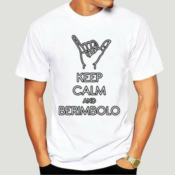 Jiu Jitsu T-shirt Erkekler Unisex Brezilya Jiu Jitsu tshirt BJJ hediye Berimbolo tee Dövüş sanatları gömlek sakin Ol ve Berimbolo 8933X