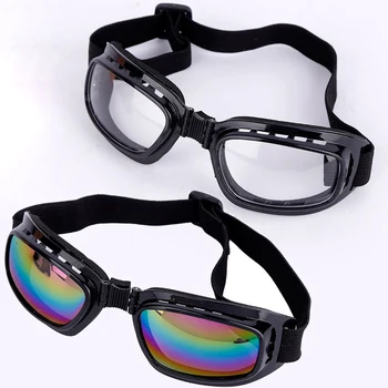 Katlanabilir Sürme Gözlük Kayak Gözlükleri Parlama Önleyici Anti-Uv Güneş Gözlüğü Rüzgar Geçirmez Spor Gözlük Motosiklet Göz Protectipn
