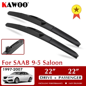 KAWOO Silecek araba sileceği Bıçakları SAAB 9-5 Salon 1997-2007 İçin Ön Cam Ön Cam Ön Cam Aksesuarları 22