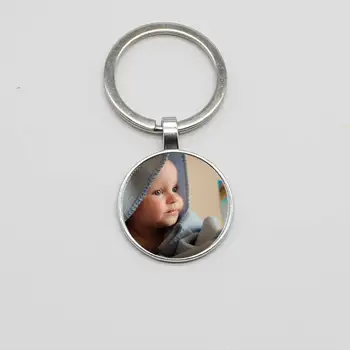 Kişilik fotoğraf kolye anahtarlık, erkek bebek, anne, baba, büyükanne, aile ebeveyn-çocuk fotoğraf bir DIY hediye takı anahtarlık f