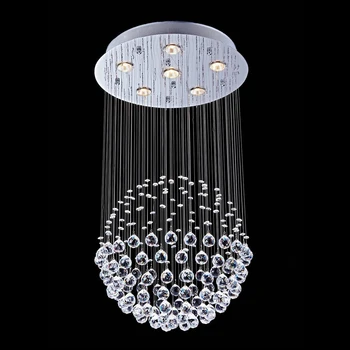 LED kristal avize Modern tavan avizeler Oturma Odası yatak odası Mutfak İçin Kolye lambaları iç mekan ev dekoru fikstür ışıkları