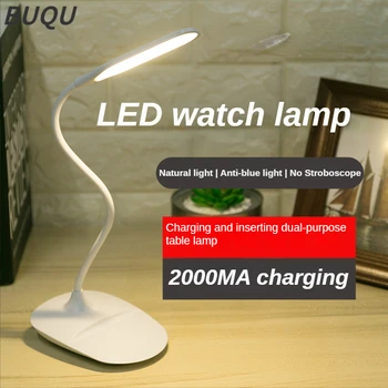 Led masa lambası 3 Renk Kademesiz Kısılabilir Dokunmatik Katlanabilir Masa Lambası Başucu Okuma Göz Koruması Gece Lambası DC5V USB Şarj Edilebilir