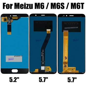 Meızu M6 dokunmatik LCD ekran Ekran M711H M711M M711Q M6S LCD M712H M712Q MEIZU M6T LCD M811Q Ekran Değiştirme