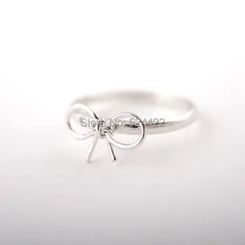 Min 1 adet düğüm şerit yüzük knuckle yüzük küçük parmak yüzük zarif stil takı kadınlar için JZ212
