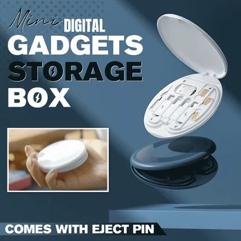 Mini Dijital Alet saklama kutusu Su Geçirmez USB Dijital saklama kutusu Seyahat EVA Veri Kablosu pil şarj cihazı
