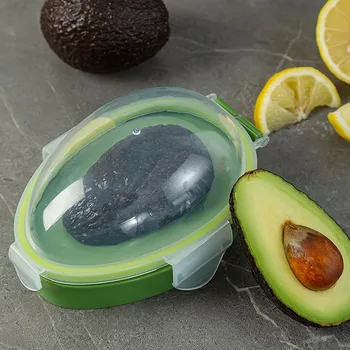 Mutfak Gıda saklama kutusu Avokado Uzay Tasarrufu Konteyner Sebze Organizatör Kullanımlık Plastik meyve kapları Sebze Sebzelik