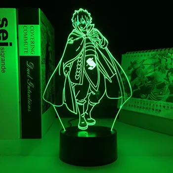 Noel Anlaşma Jellal Fernandes Uzaktan LED Gece Lambası Çocuk doğum günü hediyesi yatak odası dekoru ışık Manga Akrilik 3D Masa Lambası