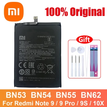 Orijinal BN53 BN54 BN55 BN62 Telefonu Pil için Xiaomi Redmi Not 9 Pro 9S 10X Note9 4G 5G Xiao Mi Yedek Bateria