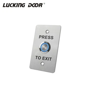 Paslanmaz çelik kapı Açma Anahtarları Çıkış düğmesi Basın Çıkış Düğmesi İçin Uygun Kapı Erişim Kontrol Sistemi Seti S850L