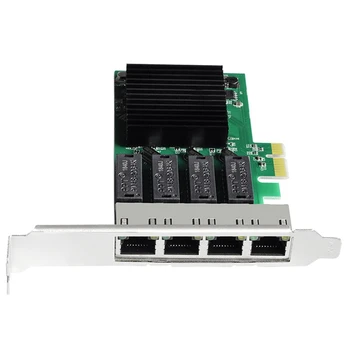 PCI-E 4 Port Gigabit Ağ Kartı PCI-E RTL8111H Çip 10/100/1000 Mbps RJ45 LAN kartı Ağ Denetleyicisi
