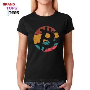 Retro 70 s Giyim Vintage Ben Size Çok Bitcoin Kripto Tasarım T Shirt kadın Bitcoin Gömlek Cryptocurrency Bitcoin tshirt
