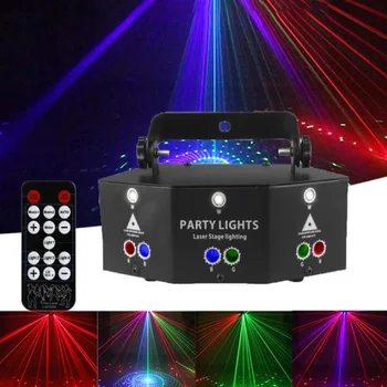RGB lazer ışık projektör ışın hattı tarayıcı DJ disko sahne aydınlatma etkisi dans partisi düğün tatil Bar kulübü DMX ışıkları
