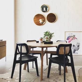 Salon Accent yemek sandalyeleri İskandinav Mutfak Lüks Yatak Odası yemek sandalyeleri Tasarım Açık Chaises Salle Yemlik Mobilya FY40XP