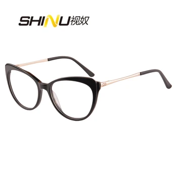 SHINU Reçete Gözlük Erkekler Ultralight yuvarlak Miyopi gözlük kadın asetat Çerçeve polarize güneş gözlüğü miyopi fotokromik