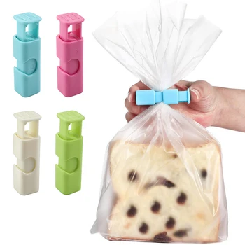 Taşınabilir ekmek atıştırmalık paketi Mühürleyen Mutfak Depolama Gıda Mini Vakum Sızdırmazlık Klipleri