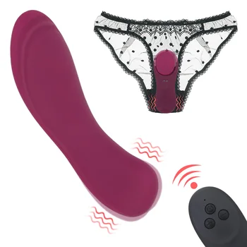 Taşınabilir Külot Vibratör Klitoral Stimülatörü Seks Oyuncakları Kadın Masturbator 10 Frekans Görünmez Titreşimli Yumurta