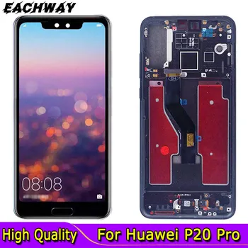 TFT Huawei P20 Pro LCD ekran dokunmatik ekran digitizer CLT-AL01 P20 Pro Ekran İçin Parçaları Değiştirin Huawei P20 Artı LCD Ekran