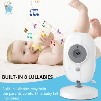 TISHRIC Elektronik A6 bebek izleme monitörü 2.4 G Kablosuz 3.5 in HD Ekran Kızılötesi Gece Görüş Sıcaklık Izleme bebek kamerası