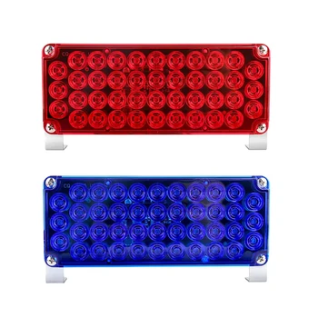 Ultra ince Nöbetçi kutusu flaş ışıkları LED araba SUV 12V 24V 220V Flaş Dönüşümlü uyarı ışığı Barikat sinyal ışıkları kırmızı Mavi