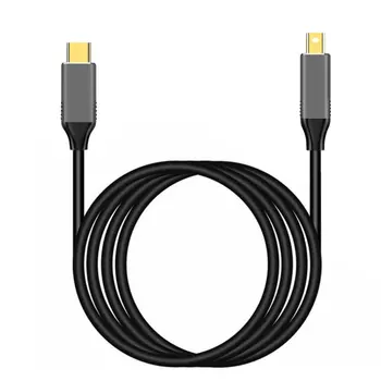 USBC Mini displayport Kablosu 6Ft USB Tip C Thunderbolt 3 mini DP Kablosu 4k pratik taşınabilir kablolar