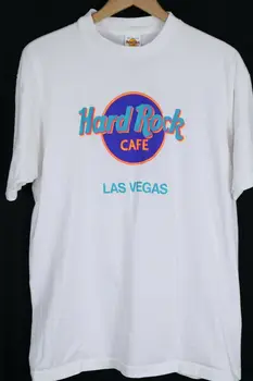 Vtg Sert Kaya adam gömlek Cafe ® Mens sz XL Beyaz Grafik Tee T Gömlek Las Pamuk