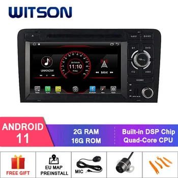 WITSON Android 11 ARABA RADYO GPS OYNATICI AUDİ A3 Araba Multimedya Oynatıcı Stereo AutoAudio GPS Navigasyon DVD Video Carplay